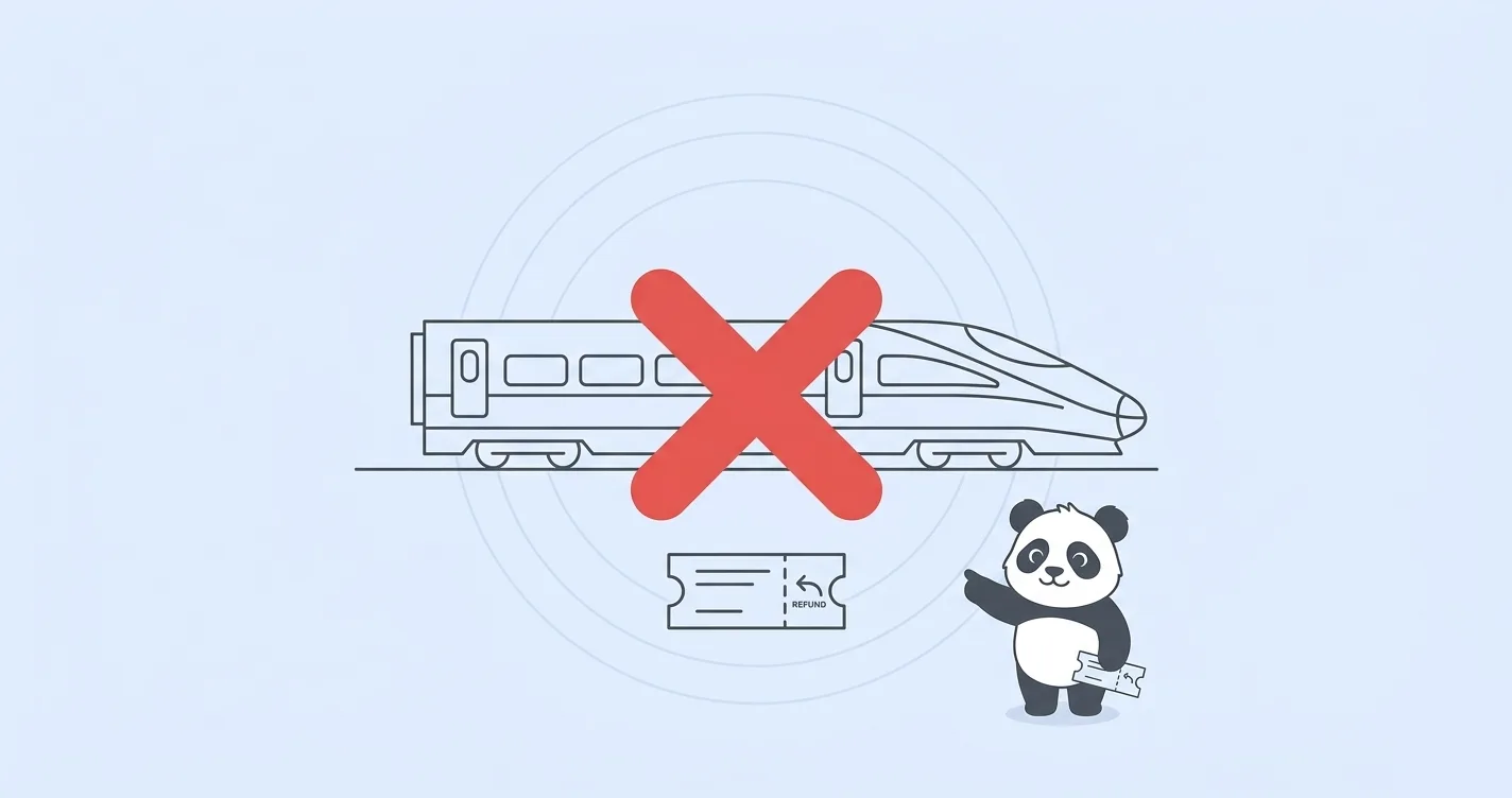 cancel china train ticket