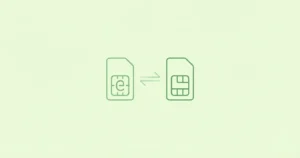 china esim vs physical sim