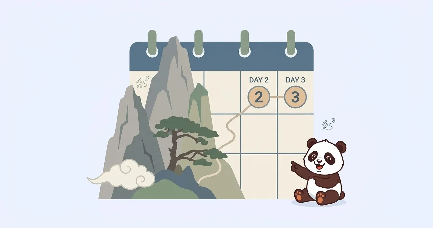 how many days at huangshan